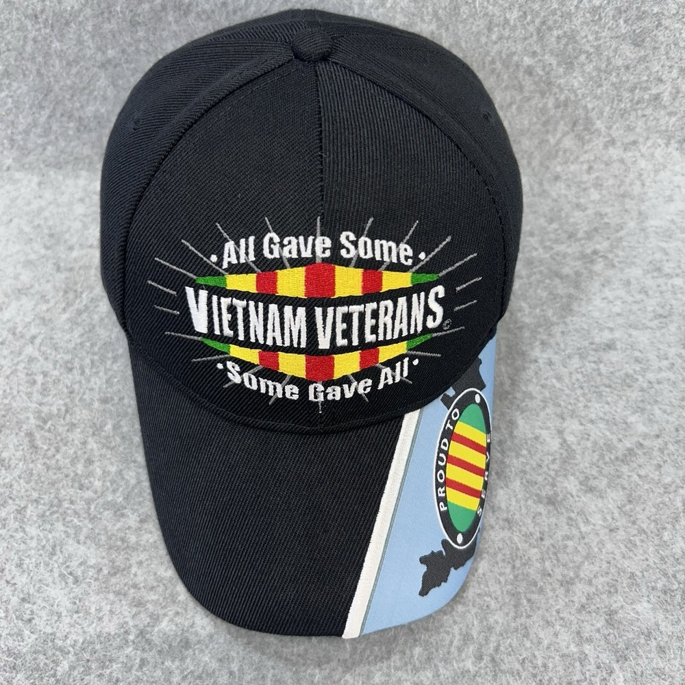 Vietnam Veterans CSI Cap Black Adjustable All Gave Some Hat - Picture 7 of 14